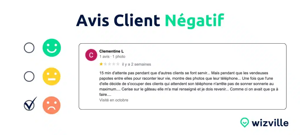 Avis négatif frauduleux
