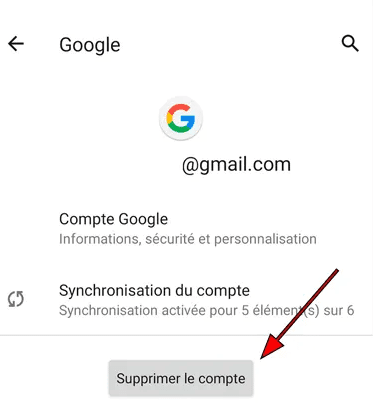 étape de suppression avis Google