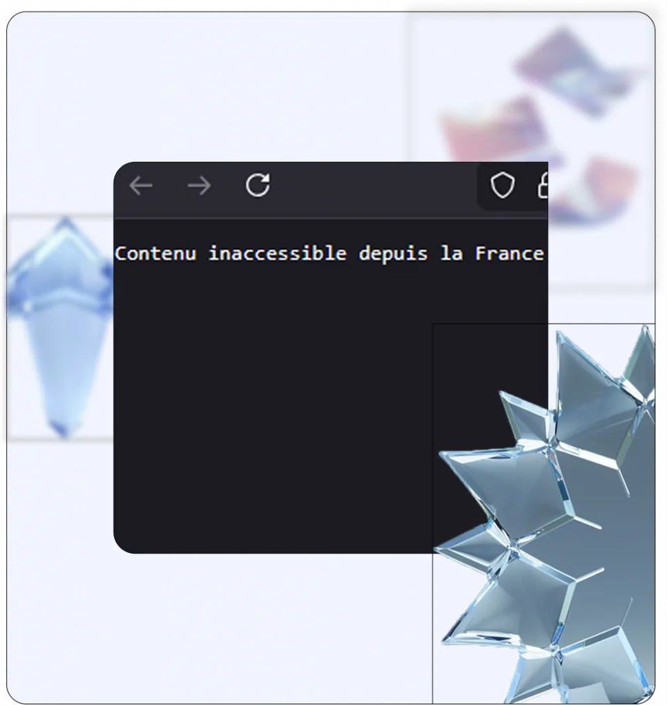 géoblocage en france, solution Aveefy contre les URL préjudiciable et diffamatoire en France